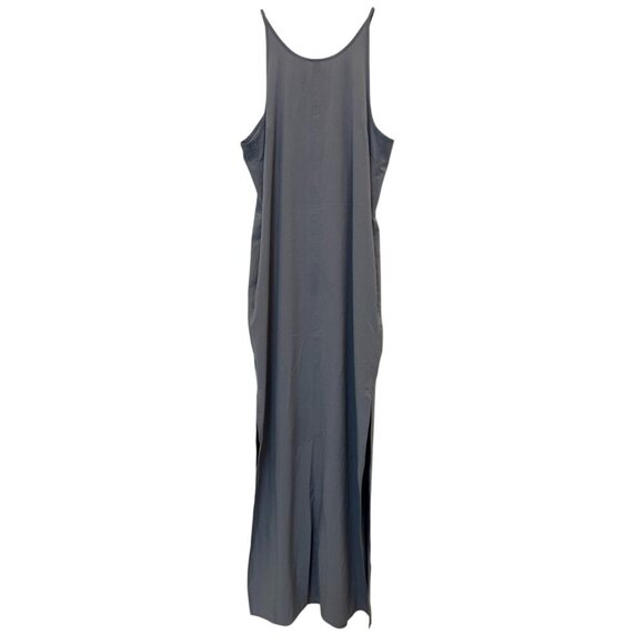 Athleta Hayes Pleated Maxi Dress in Blue Star Size XS - Picture 4 of 13